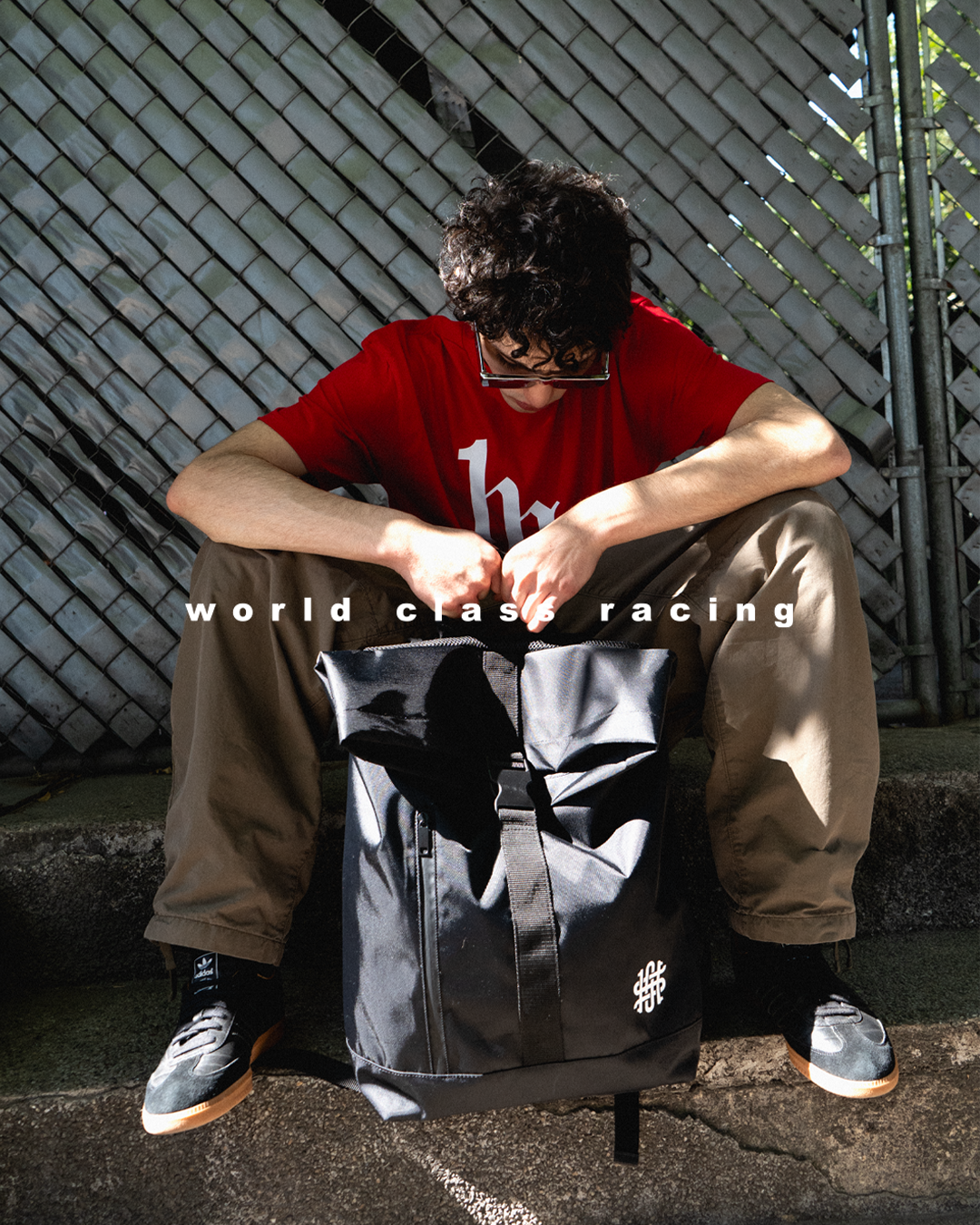 Red World-Class Racing Tee