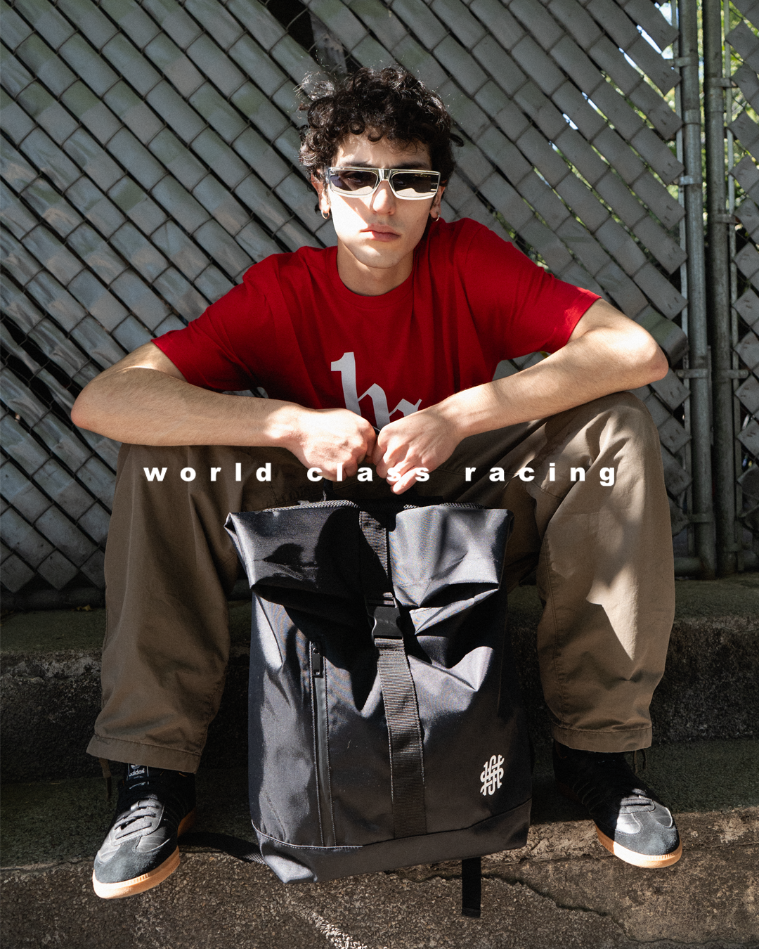 Red World-Class Racing Tee