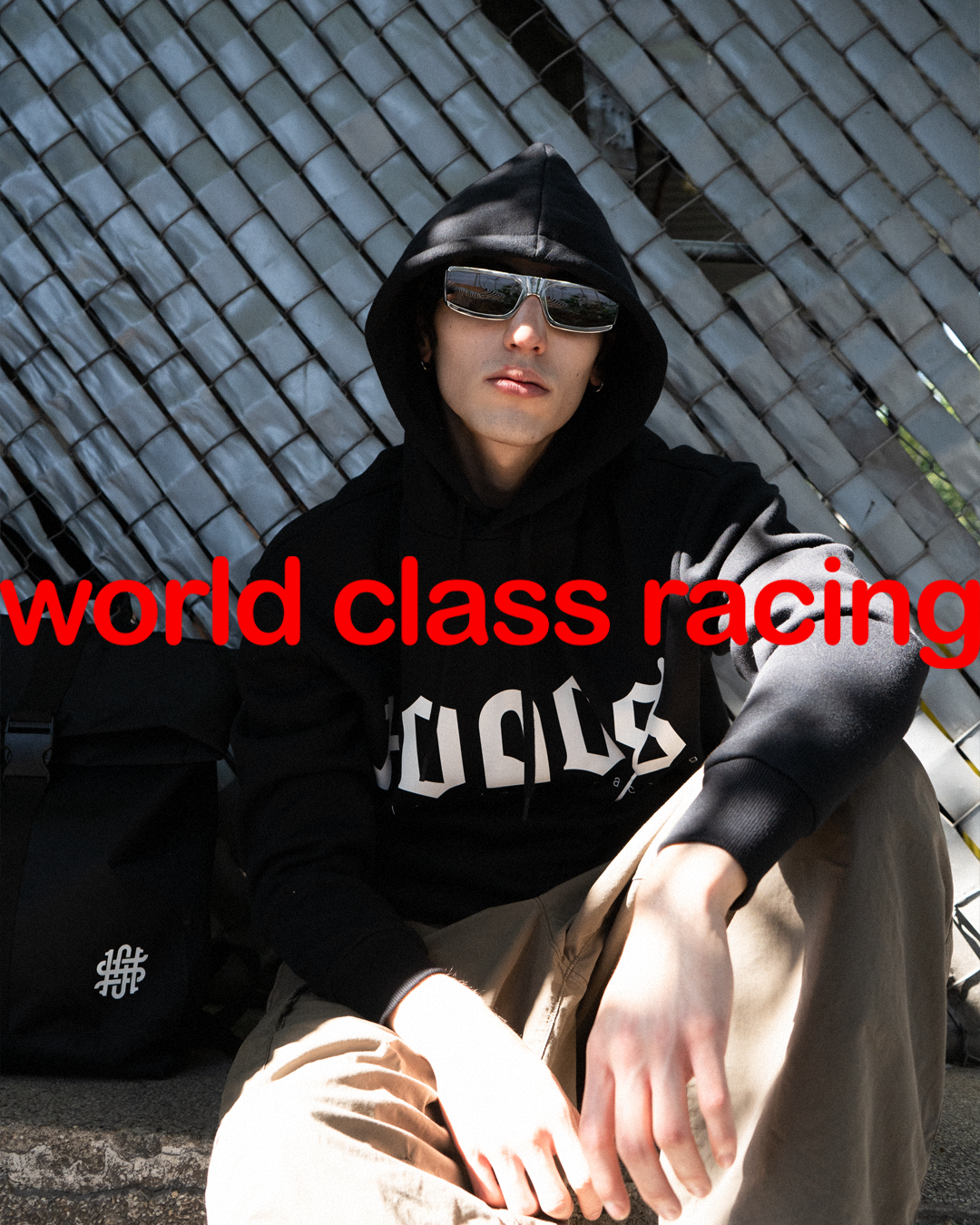 Black Hoodie World-Class Racing